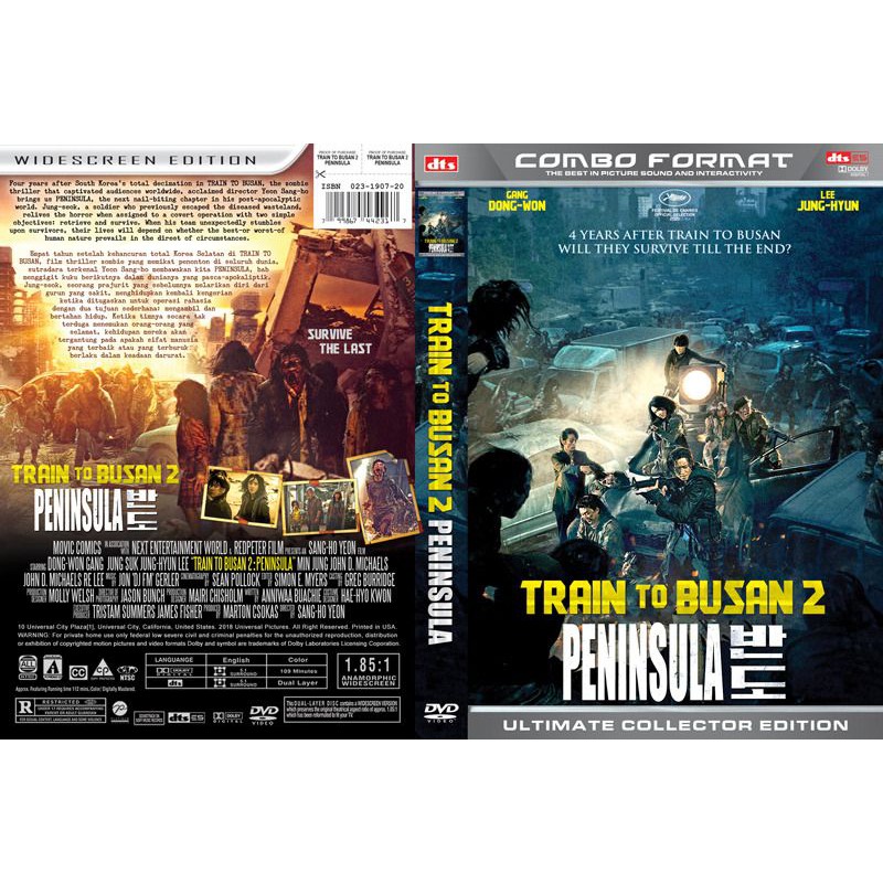 FILM HOROR THRILLER ZOMBIE TERBARU TRAIN TO BUSAN PENINSULA TERLARIS
