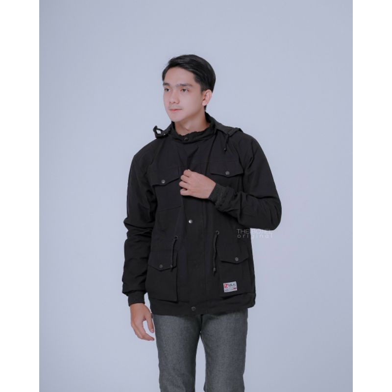 JAKET PARKA PRIA POLOS TERMURAH - JAKET PARKA COWOK ORIGINAL