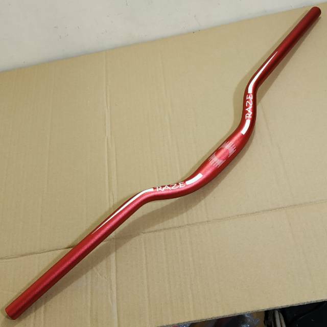 Stang MTB Fixie Rise Bar Raze Oversize 31.8 Merah Alloy