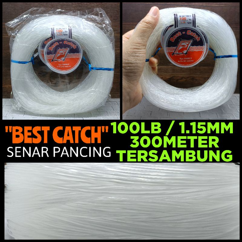 SENAR BEST CACTH 100LB 1.15MM 300METER SENAR PANCING SENAR MURAH SENAR LAYANGAN SENAR 300METER TALI 
