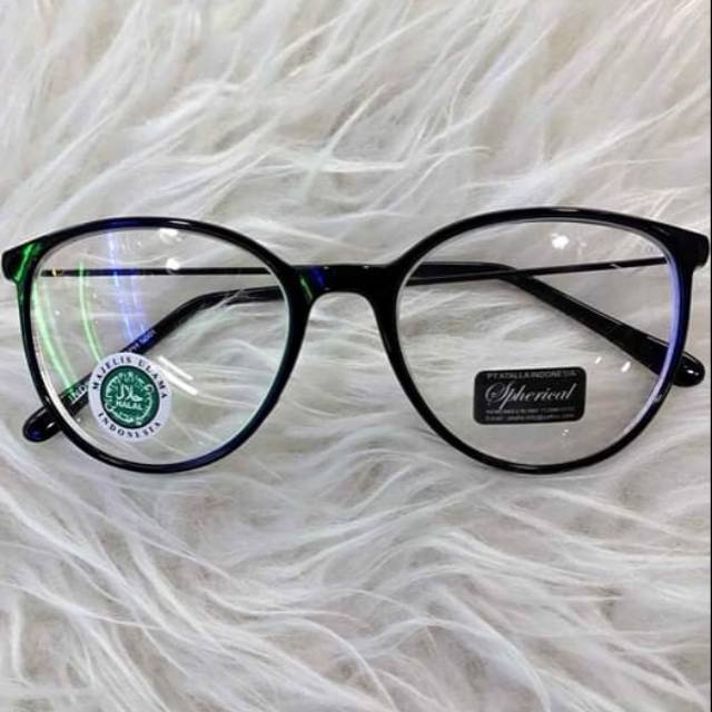 Kacamata MINUS Frame Cateye Glasses/ Kaca Mata Rabun JAUH Uniseks (GRATIS BOX DAN LAP)