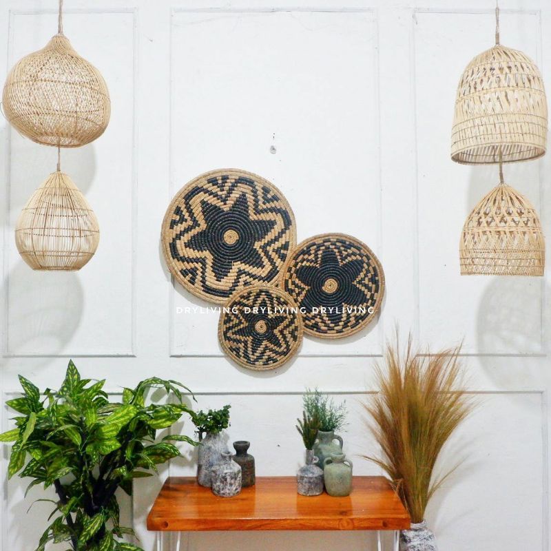 WALLDECOR PLATE MENDONG FLOWER