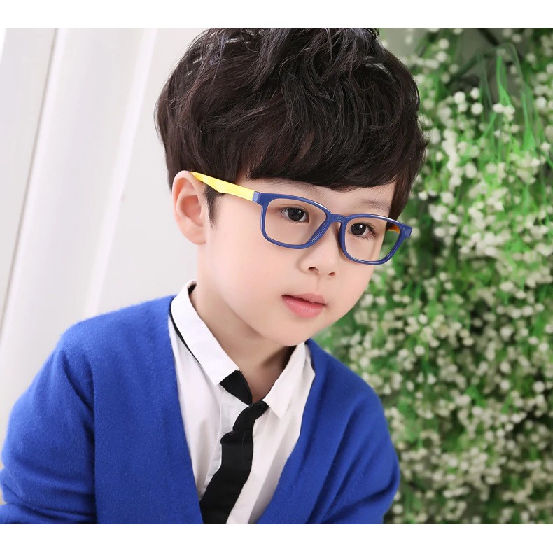 Kacamata Anak Anti Radiasi Perempuan Laki Laki  Hp Komputer Blueray Sinar Biru Blue Light Lentur-6