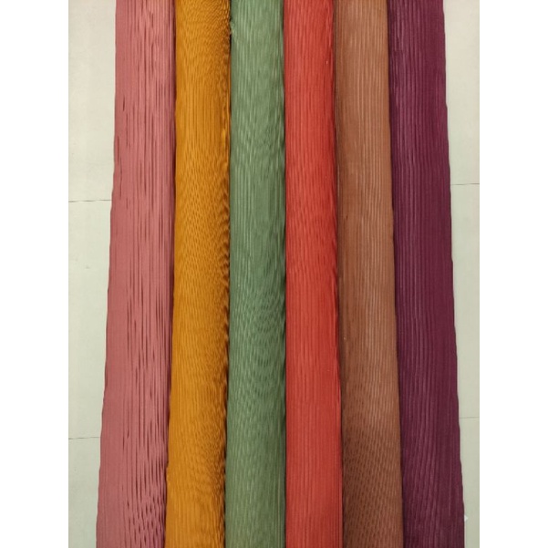 Kain Plisket Pleated Atasan Bawahan Dres
