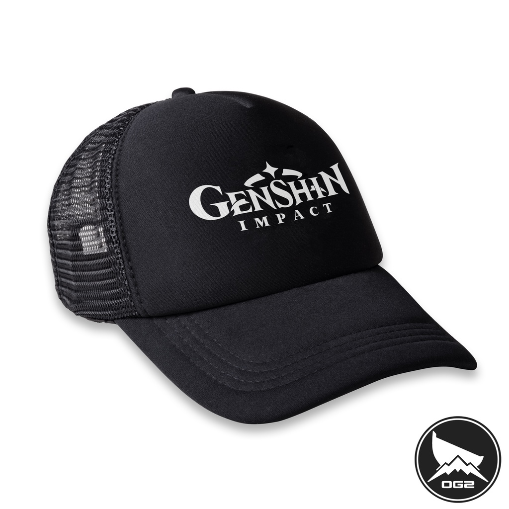 topi trucker game genshin impact keqing klee diluc topi snapback OG2