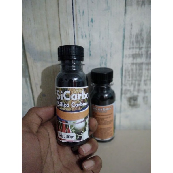 Pupuk Sicarbon+ (Repack) 100 gr kemasan botol - Sicarbon + (Silica Carbon)