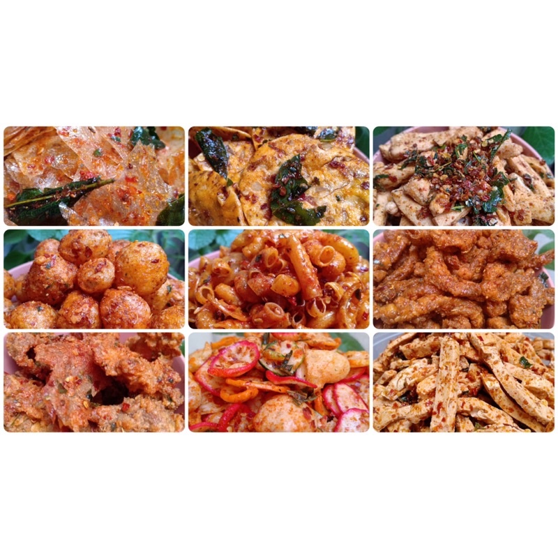 

ANEKA CEMILAN PEDAS 250gr