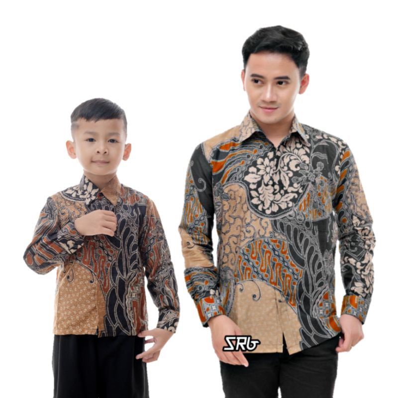 Kemeja Batik pria couple/Kemeja batik couple ayah dan anak motif terbaru