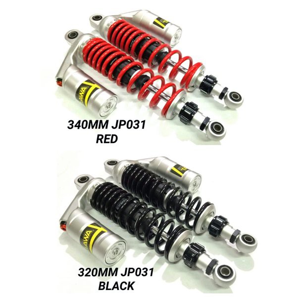 SHOCK TAKEGAWA JP031 320 MM - 340 MM TABUNG ATAS RX KING - MEGA PRO - CB - TIGER - SUPRA