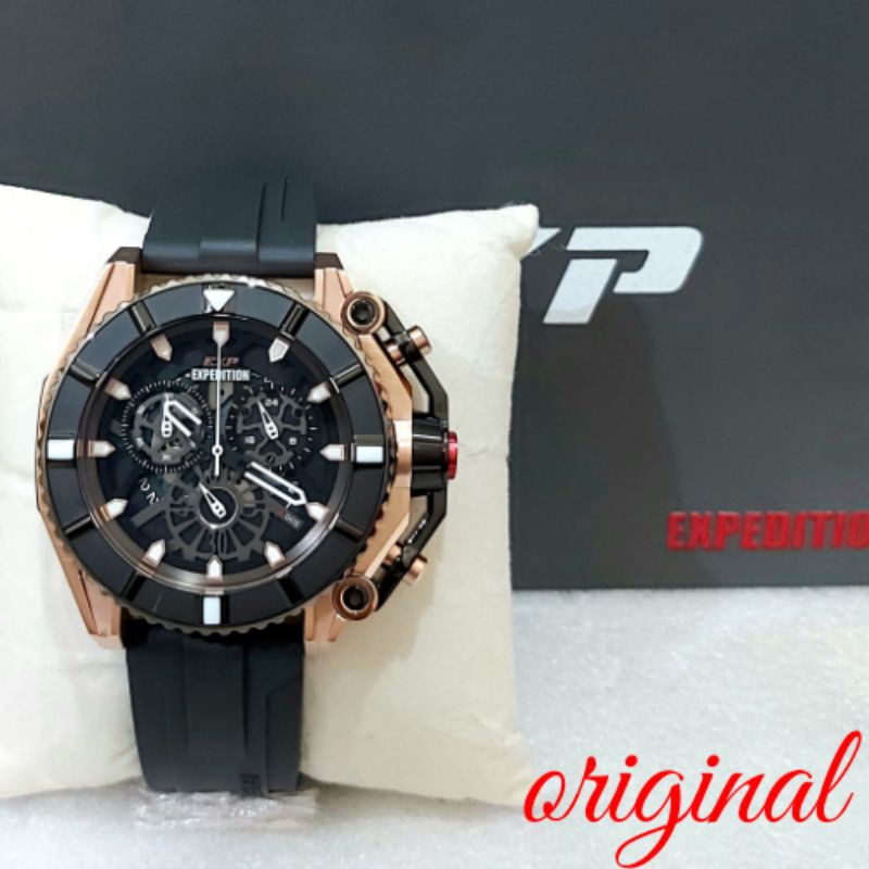 Exp 3009 Jam Tangan Expedition Pria Exp 3009 Hitam Rosegold