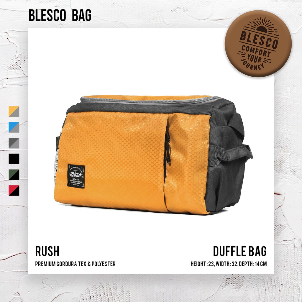 Tas Olahraga  Gym Fitness Renang Handuk warna Emas - Blesco Rush