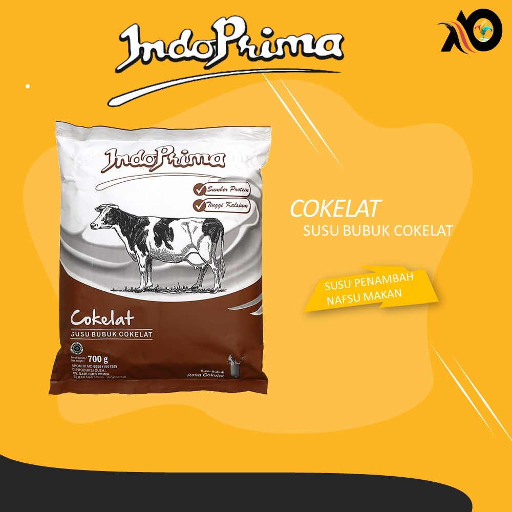 

Susu Indoprima Fullcream Rasa Coklat untuk penggemuk badan ukuran 700 Gram