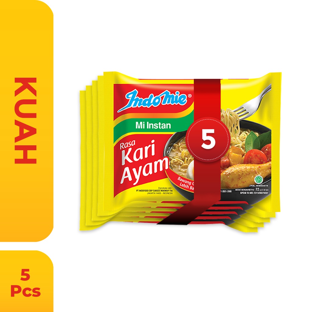 

5 PCS - INDOMIE KUAH RASA KARI AYAM MI INSTAN SELERA NUSANTARA STOK TERBARU EXP APRIL 2022 ALL VARIAN TERKAIT TERLARIS MAKANAN MIE SIAP SAJI KEBUTUHAN BAHAN POKOK PROMO