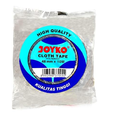 

✶ Cloth Tape Lakban Kain Warna Hitam Joyko 48 mm x 10 meter Blue Core ☂