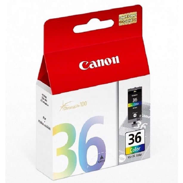 CARTRIDGE CANON CLI-36 COLOUR / TINTA CATRIDGE CANON CLI36 COLOR - RESMI