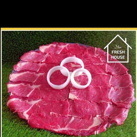 Daging Slice Marinasi Rendah Lemak / Daging Slice Marinasi @500gr - Tanpa Bumbu