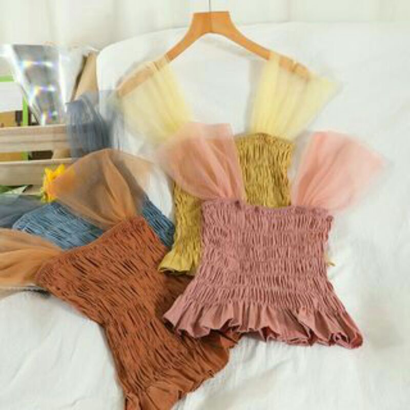 Tank top NF kerut curly