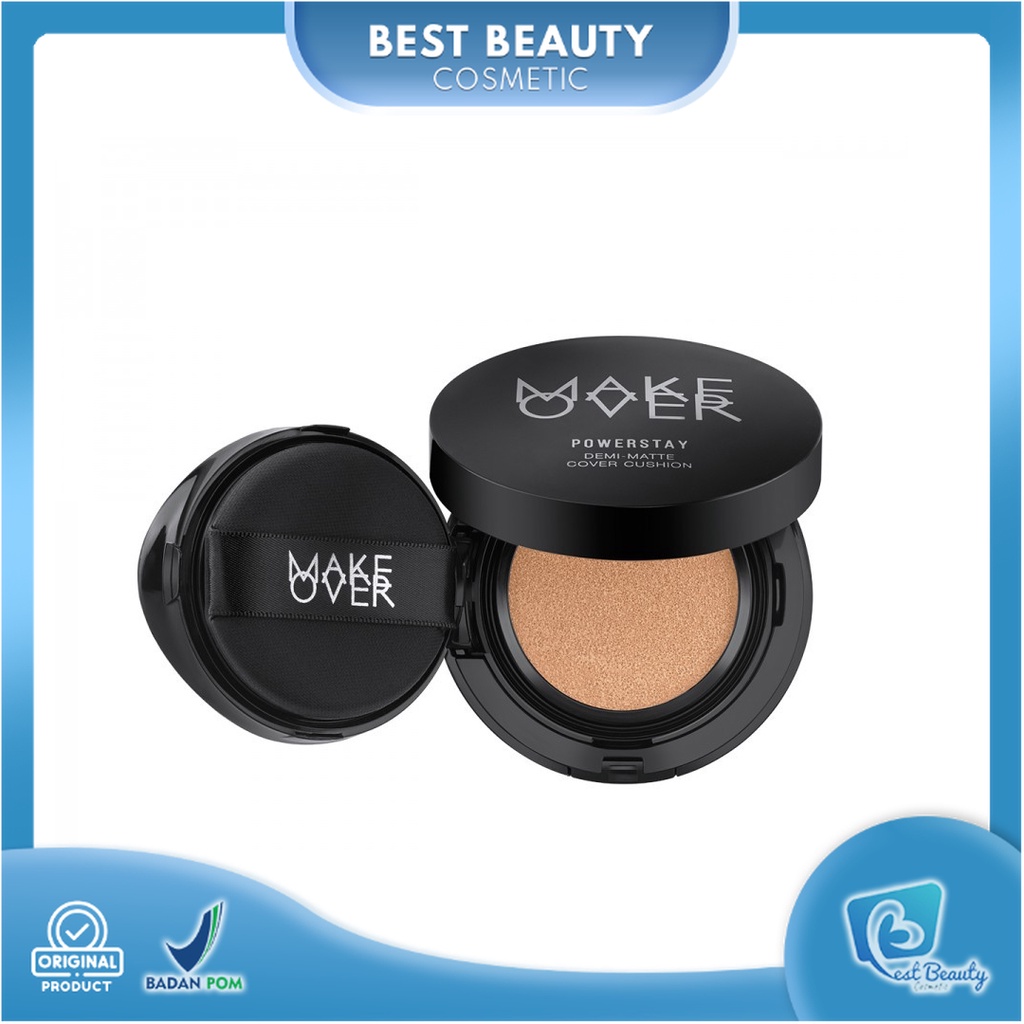 ★ BB ★ MAKE OVER Powerstay Demi Matte Cover Cushion 15gr