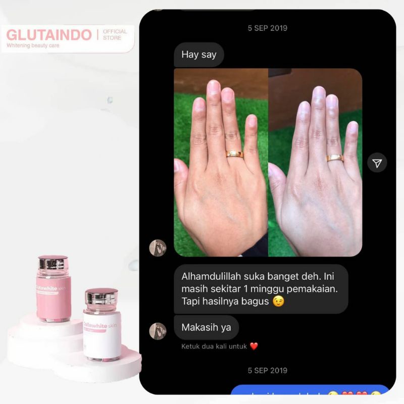 Duo Whitening Booster 7x Whitening Kapsul Pemutih