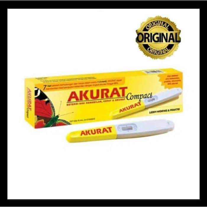 Akurat Compact Test Pack Kehamilan Original (Privasi Aman)-1