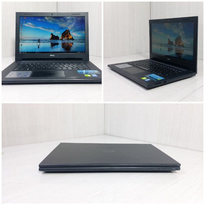 Laptop Render Dell Inspiron 14 Core i5 Ram 8Gb Hdd 500Gb Nvidia GeForce 820M Murah Bergaransi