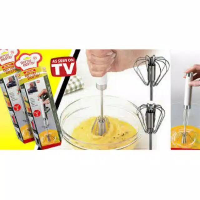 Better Beater Hand Mixer Beter Manual - Pengocok Telur Minuman Adonan