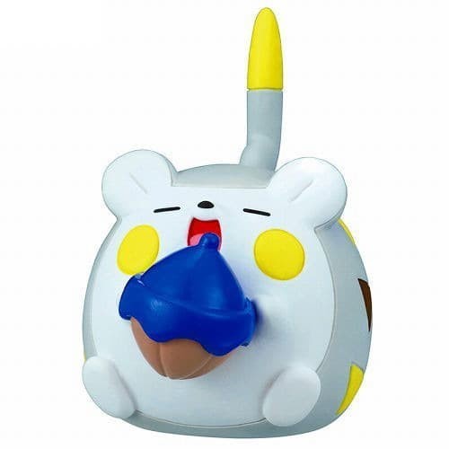 Pokemon Togedemaru Manpuku Pakupaku Mascot Paku Fruit Gashapon Figure