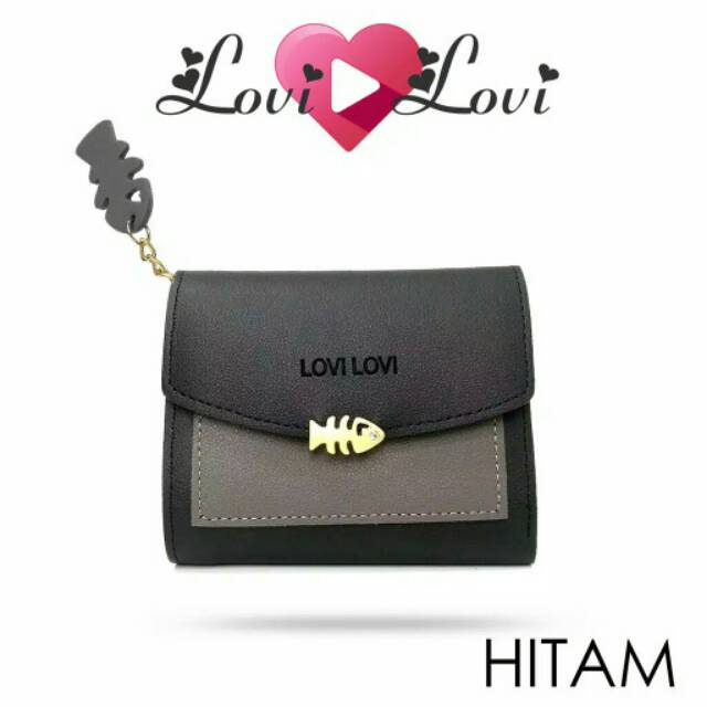 Dompet mini lipat lovi lovi