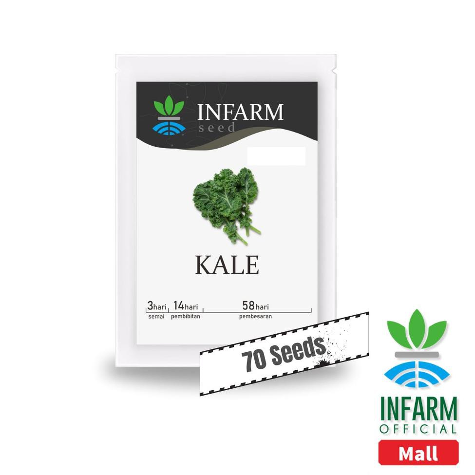 SALE TERLARIS Infarm Benih Bibit Biji Super Sayur Kale Infarm