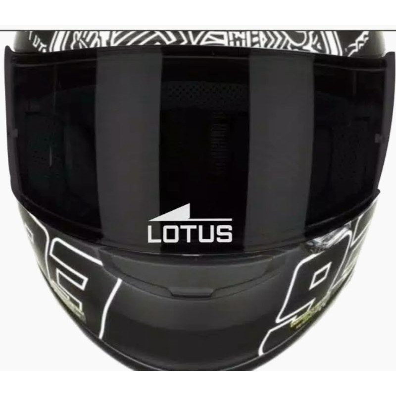 STICKER HELM VISOR LOTUS CUTTING