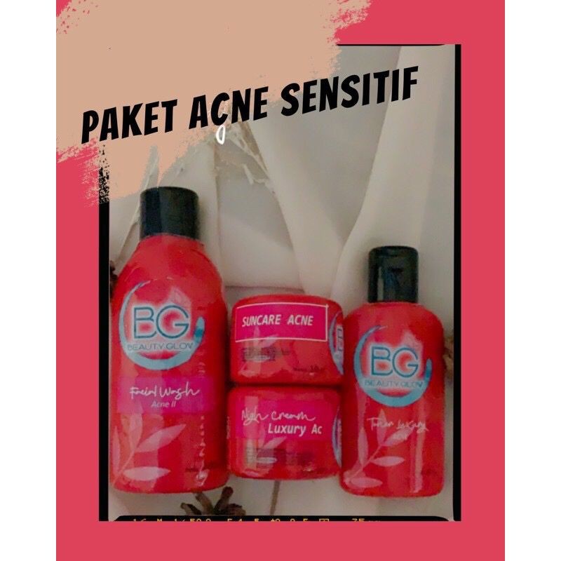 PAKET ACNE SENSITIF BEAUTY GLOW SKINCARE