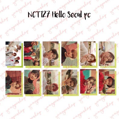 [READY / SET] 127 SET HELLO SEOUL NSEO PHOTOCARD FAN MADE UNOFFICIAL YANGPASHOP JAEHYUN TAEYONG MARK