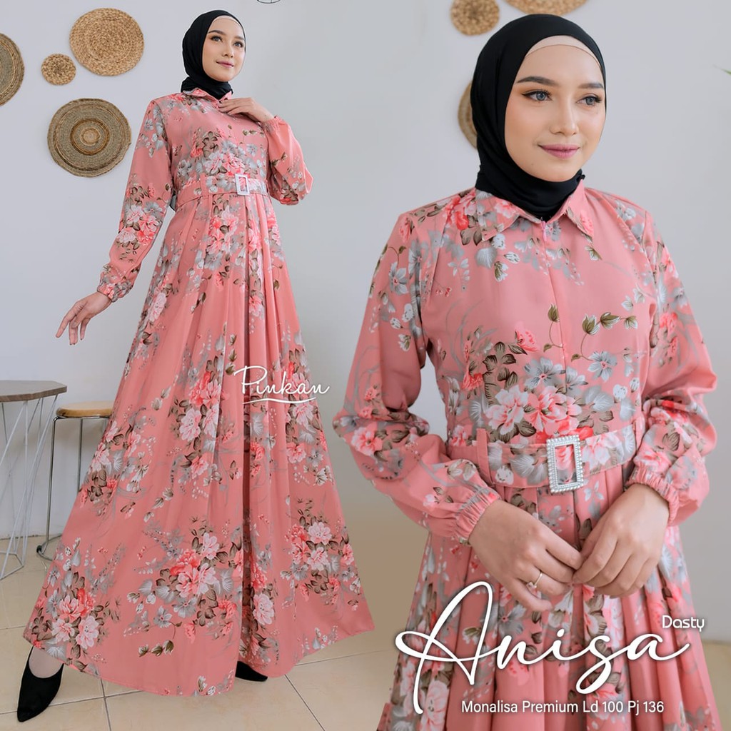PINKAN ANISA GAMIS CANTIK ORIGINAL LABEL PINKAN