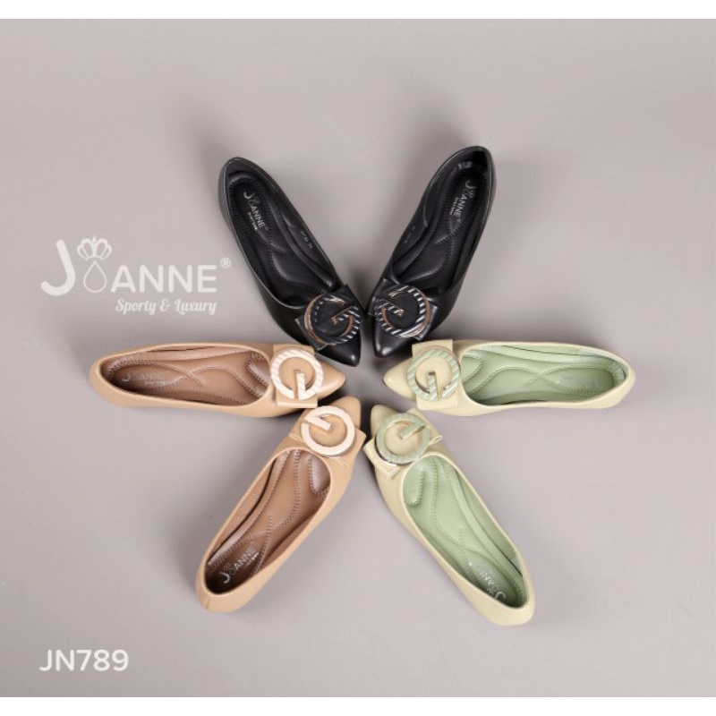 RESTOCK!! JOANNE Flat Shoes Sepatu Kerja JN789 [ORIGINAL BRAND]