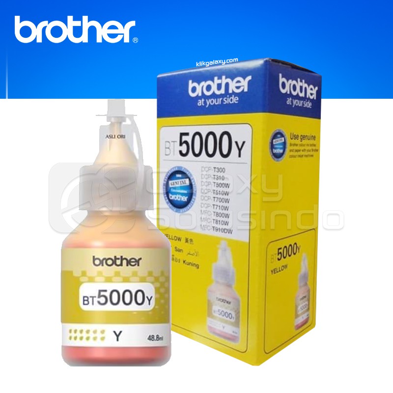 Tinta Refill BROTHER BT5000Y Original Ink Refill Bottle - Yellow