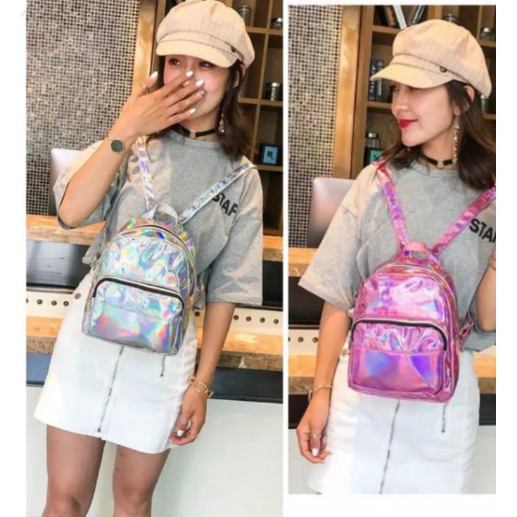 tas. ransel gendong anak perempuan hologram