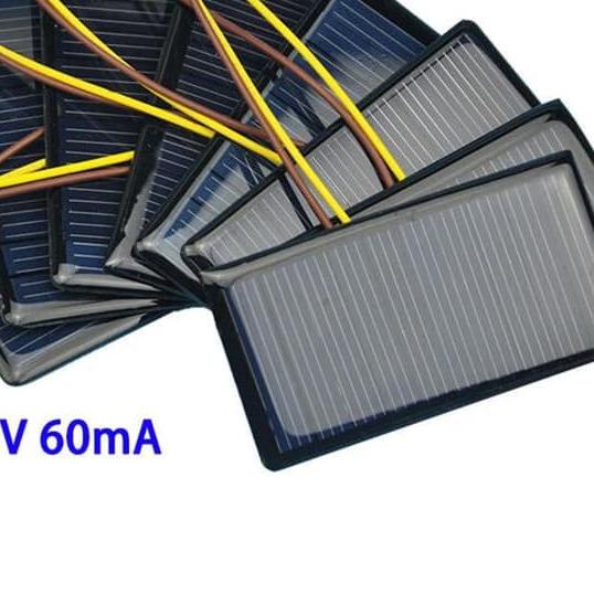 ✫ SOLARCELL PANEL SURYA TENAGA MATAHARI SOLAR CELL KECIL 68*36mm MINI 5V ☪