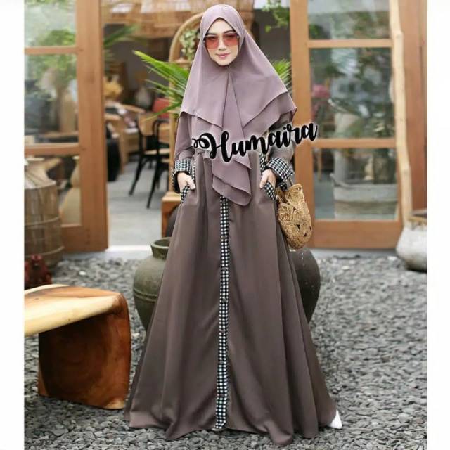 Ofen dropsip Bisa (cod) gamis syar'i azizah