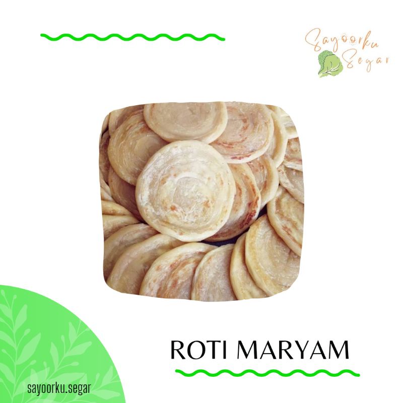 

KIRIM BESOK Roti maryam original / cokelat / keju 1 pack