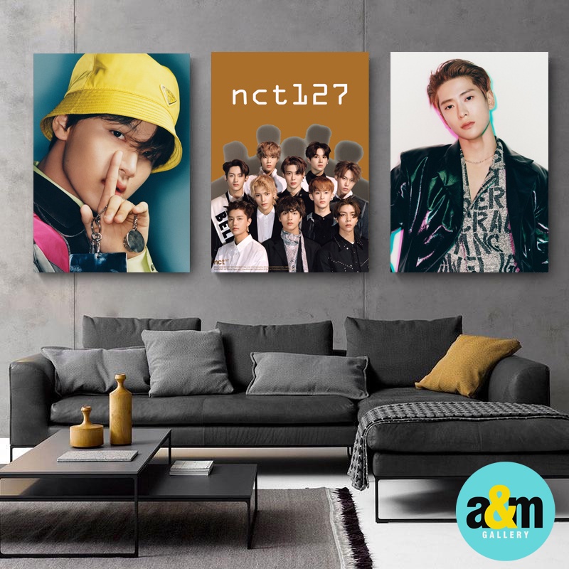 Poster Kayu NCT 127 SIMON SAYS VERSION I Hiasan Dinding Dekorasi Kamar I Poster Kayu K-POP Dekorasi Kamar - A&amp;M