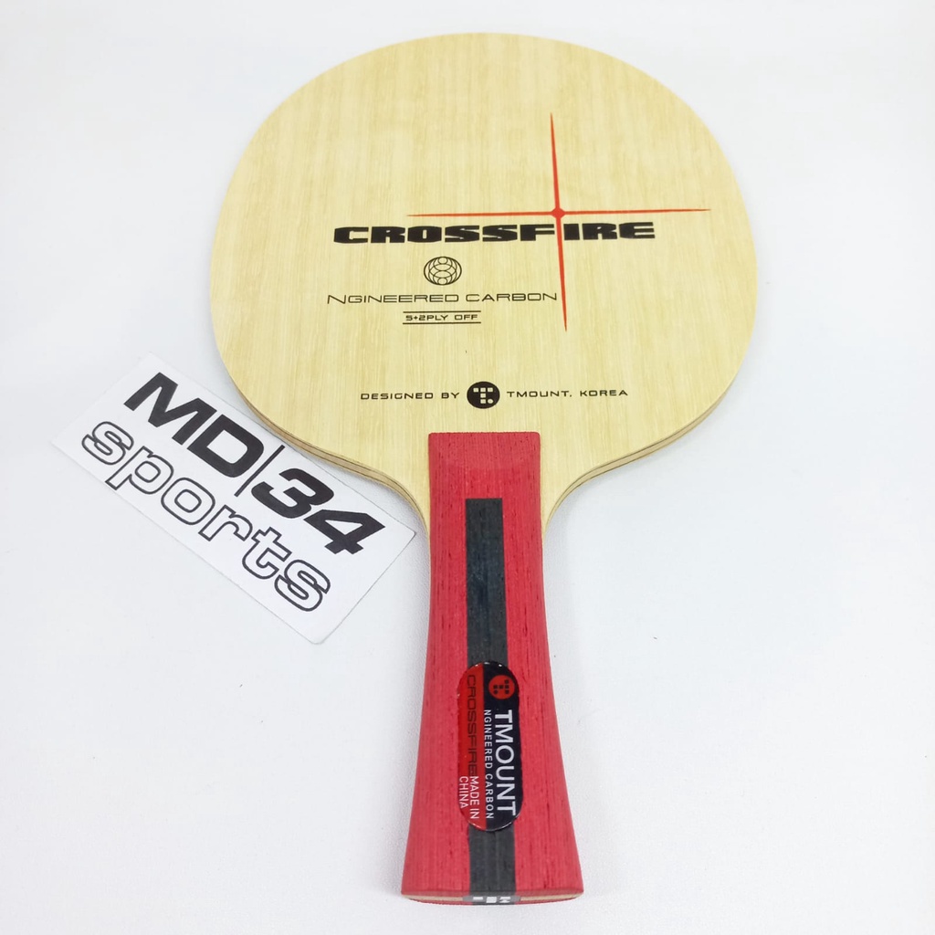 KAYU TMOUNT CROSSFIRE - Kayu / Blade / Bet pingpong murah
