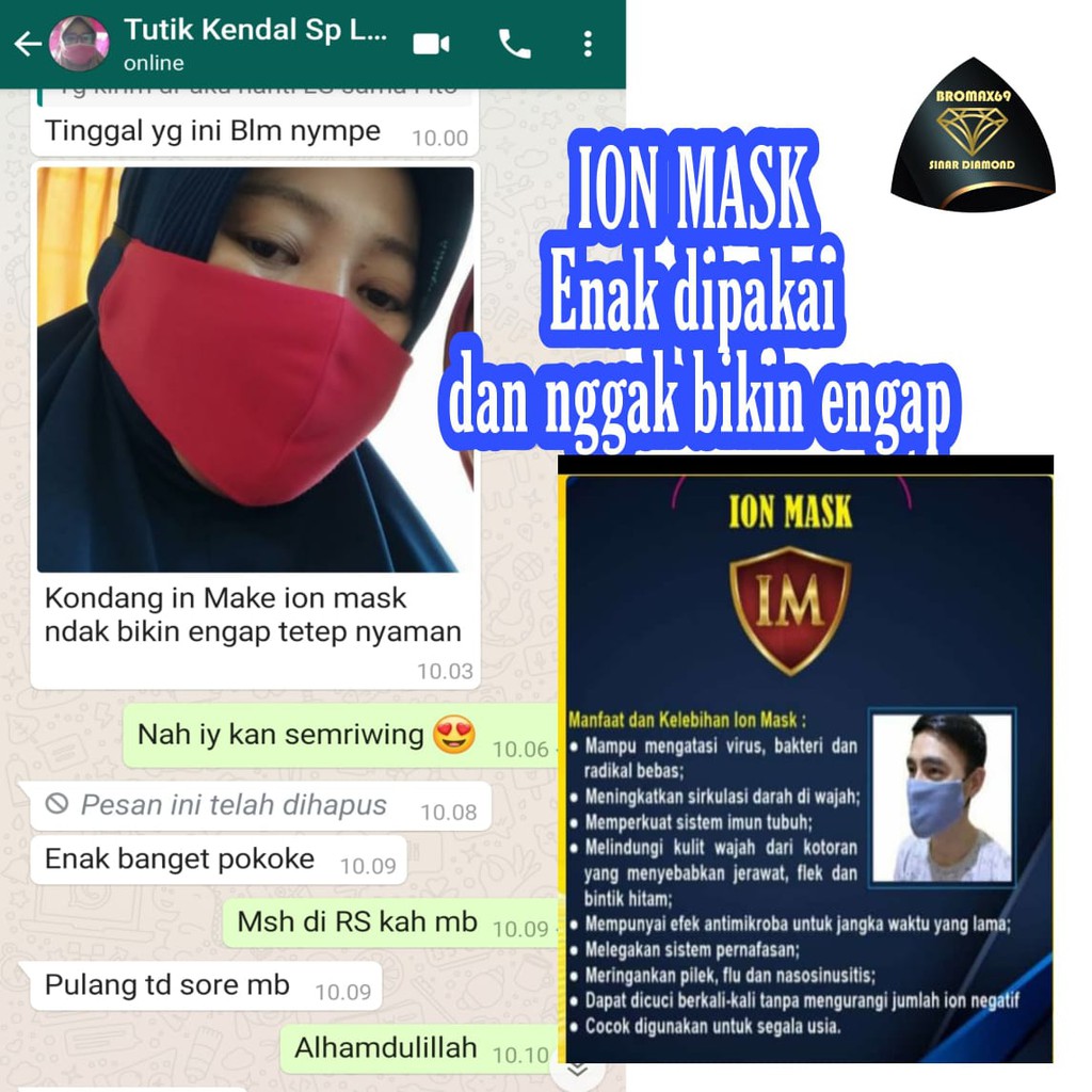IM Ion Mask - Masker wajah Yang Mengandung Ion Negatif