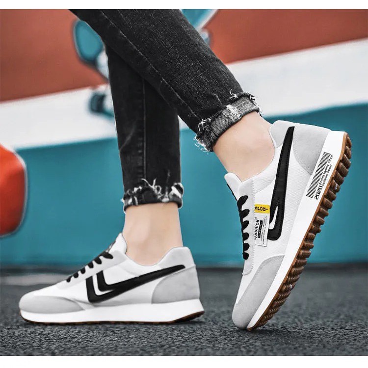 Pennay Men Shoes Sepatu Sneakers Kets Running Pria Hight Elve Sport