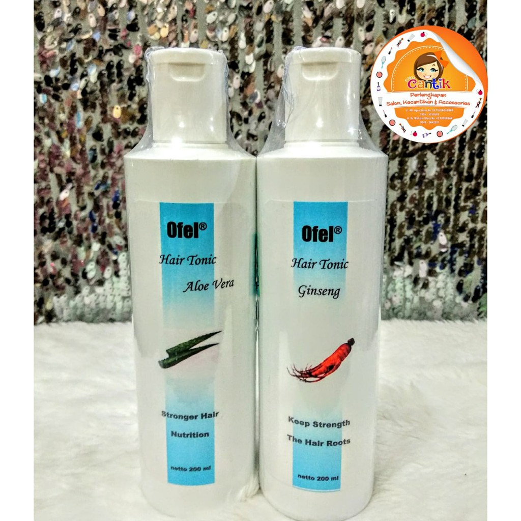 OFEL HAIR TONIC GINSENG DAN ALOEVERA
