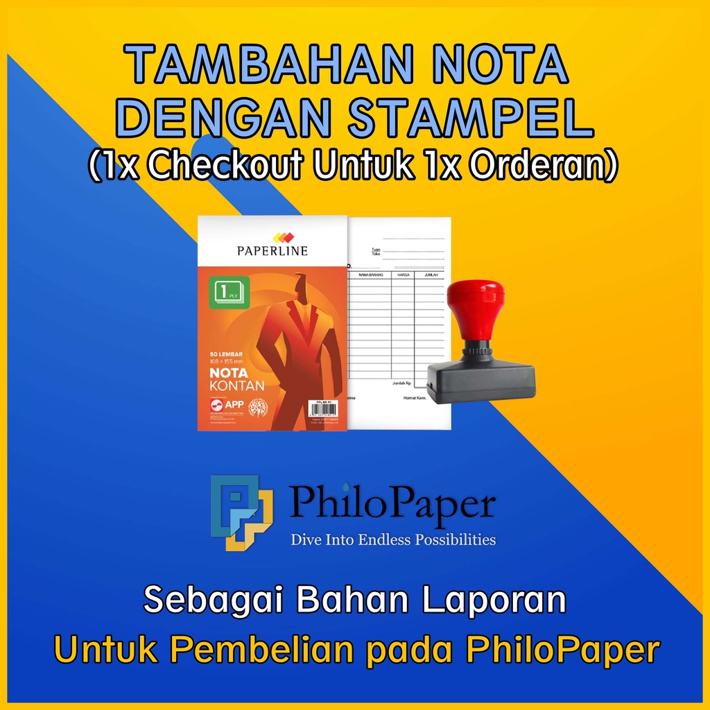 

Extra ~ Nota Bon dengan Stampel