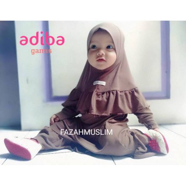 Baju muslim gamis bayi dan anak perempuan