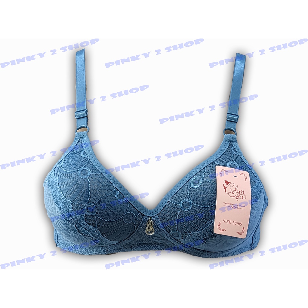 BRA BH TANPA KAWAT KOMBINASI BRUKAT SIZE 34-40