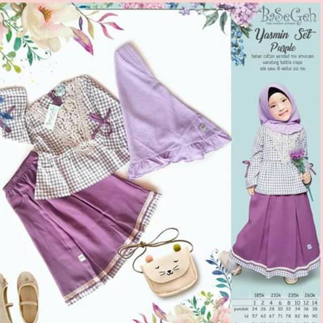 Gamis anak Yasmin Basegeh