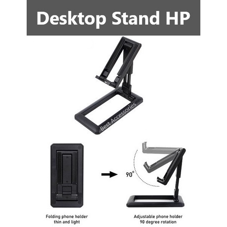 Desktop Foldable Phone Holder Stand Hp Meja TRANSFORMER 685