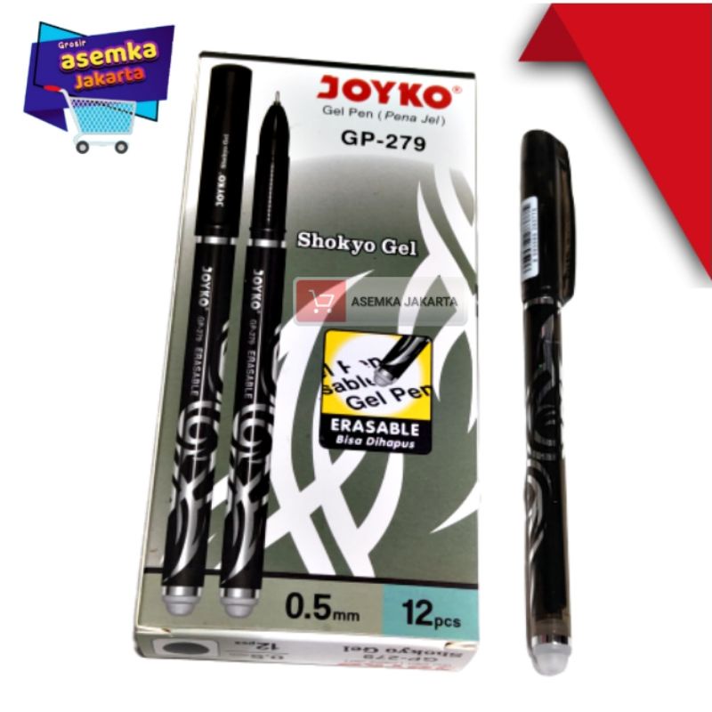 Pulpen Joyko Gel Shokyo Series  Erasable Bisa Dihapus Lusinan